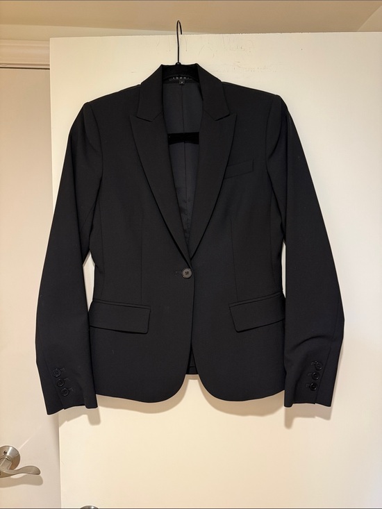 Theory Jackets & Blazers - Theory Black Single-Button Blazer
